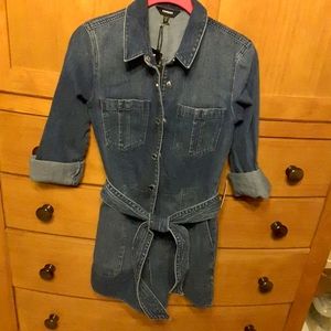 New Express Denim Romper